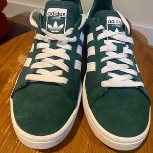 Adidas green campus sneakers